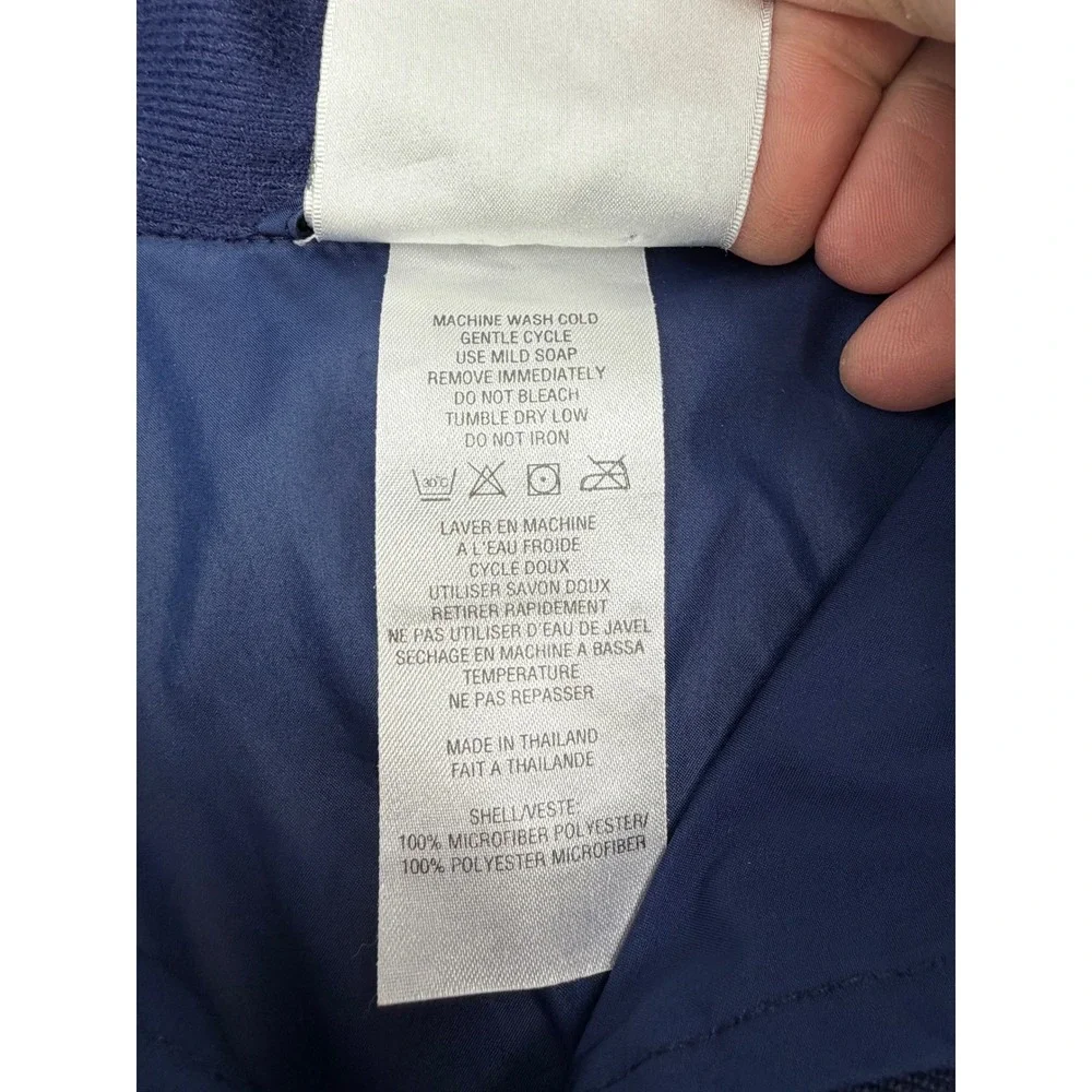 Vintage 90s Adidas Equipment EQT Windbreaker Jacket Navy Blue Men's Medium Rare - Picture 5 of 5